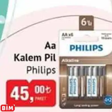 PHİLİPS AA KALEM PİL